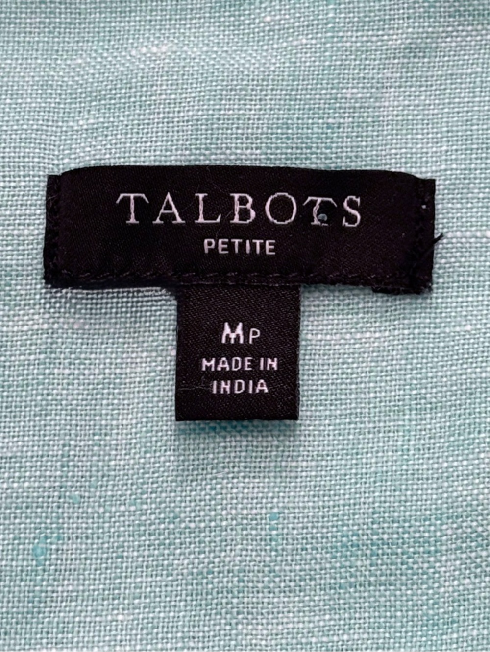 Talbots Linen Cross Dyed Modern Boxy-fit Long Sleeve Button Down Shirt - Picture 6 of 7